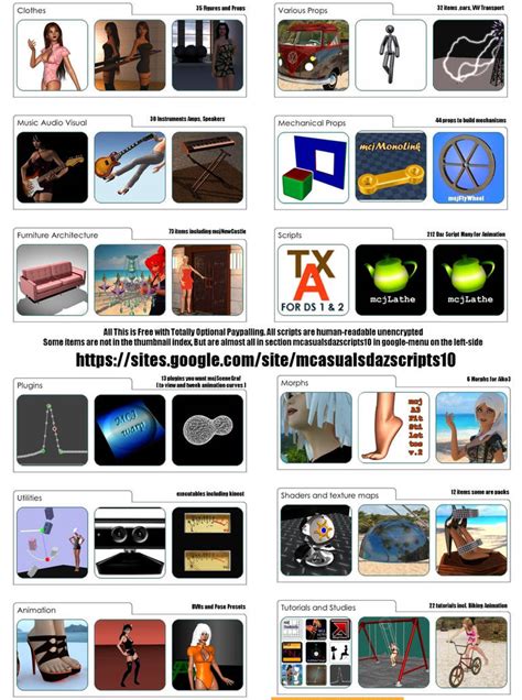 My Wonderful Freebies Site For Daz Studio Poser... by mCasual on DeviantArt