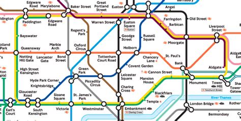 London Underground Transport - Tube Map - HubPages