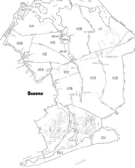 Queens North Precinct Map