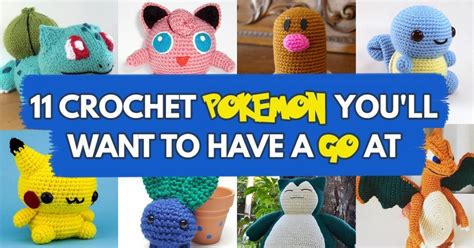 11 Crochet Pokemon You’ll Want to Have a GO At | Top Crochet Patterns Blog