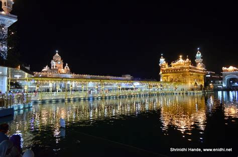 Golden temple Amritsar- nighttime photos - eNidhi India Travel Blog