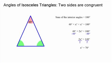 Find angles of isosceles triangle calculator - dikistat