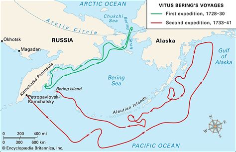 Bering Strait World Map