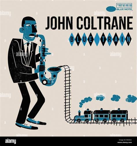 JOHN COLTRANE - BLUE TRAIN - Vintage cover album Stock Photo - Alamy