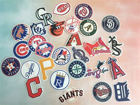 30Pcs Baseball MLB stickers packVinyl stickersLaptop | Etsy