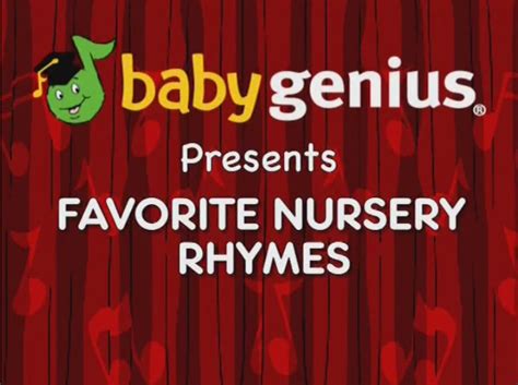 Baby Genius: Favorite Nursery Rhymes (Jomaribryan's version) | Custom ...