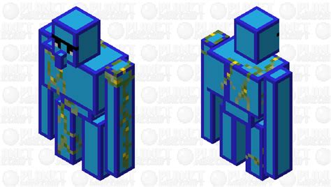 Diamond Golem Minecraft Mob Skin