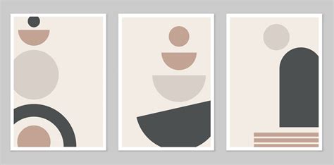 A set of abstract posters. 14300287 Vector Art at Vecteezy