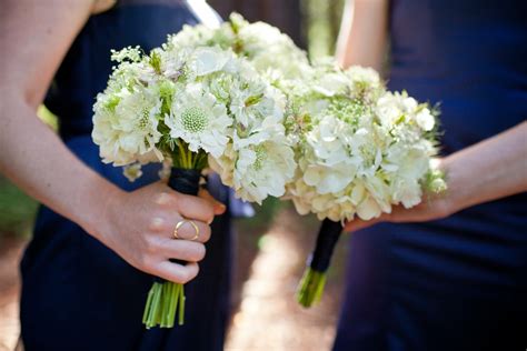 White Scabiosa Bouquet