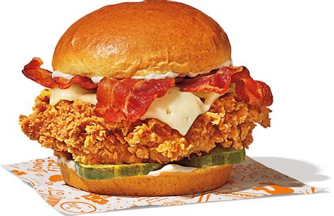 Popeyes Spicy Bacon & Cheese Chicken Sandwich Nutrition Facts