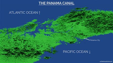 The Panama Canal mapped - Vivid Maps