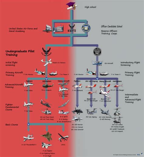 The infographic shows the three ways to become a fighter pilot in USA ...