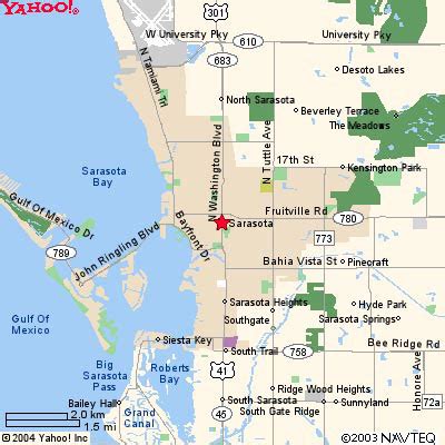 City of Sarasota Florida Map - Sarasota County Florida Map - World ...