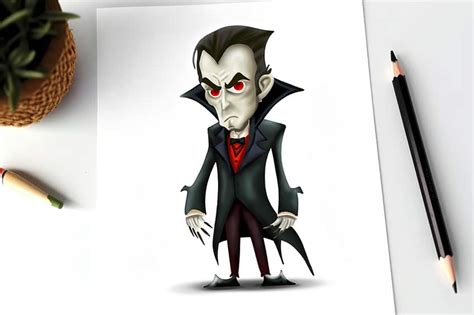 How to Draw a Vampire - Create a Bloodthirsty Vampire Drawing