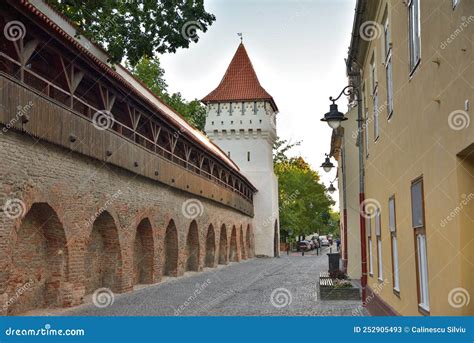 Building Architecture from Sibiu Old Town. Editorial Stock Photo ...