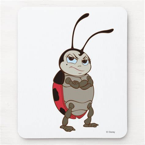 Bug's Life Francis male ladybug arms folded angry Mouse Pad | Zazzle ...