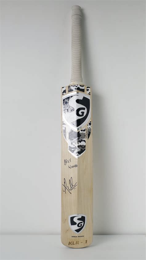 KL Rahul's Signed Bat - CharityStars