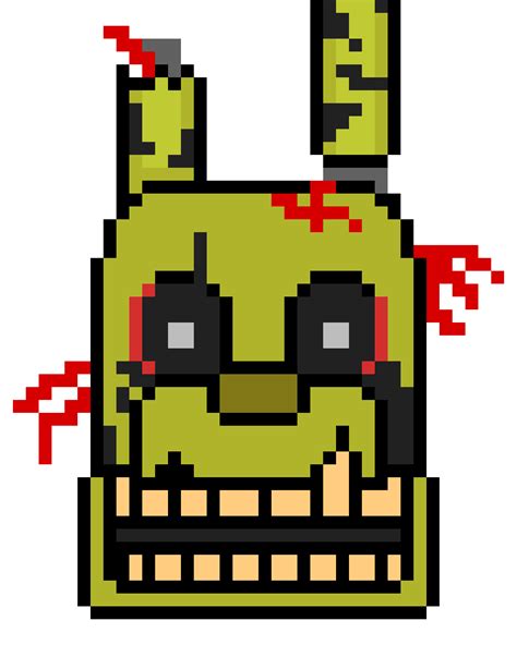 Springtrap Pixel Art Finished Fivenightsatfreddys Photos | Images and ...