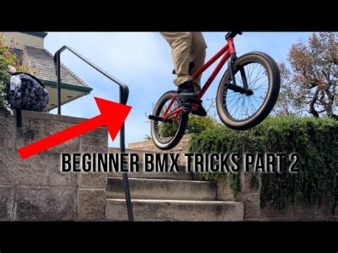 Beginner BMX Tricks Part 2 - YouTube