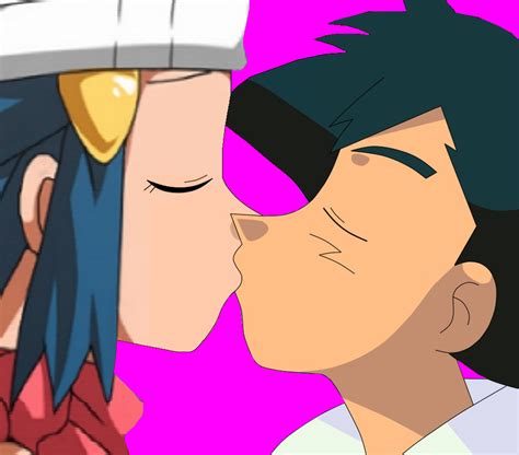 Dawn x Ash Kiss - Pokémon Photo (41429012) - Fanpop