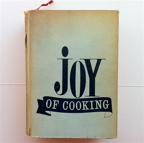 Vintage Joy of Cooking cookbook 1962 by FiggysKitchen on Etsy