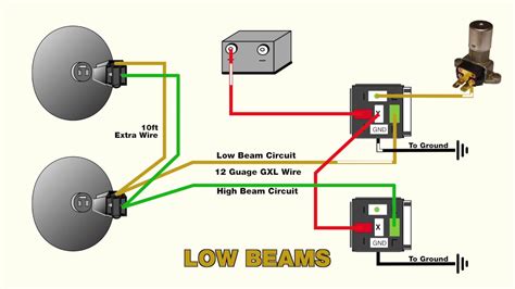 How to wire headlight relays - YouTube