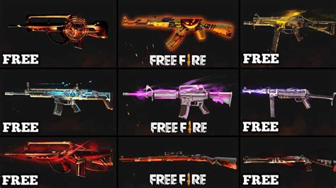 Top 5 Legendary Gun Skins of Free Fire