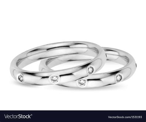 Engagement rings Royalty Free Vector Image - VectorStock