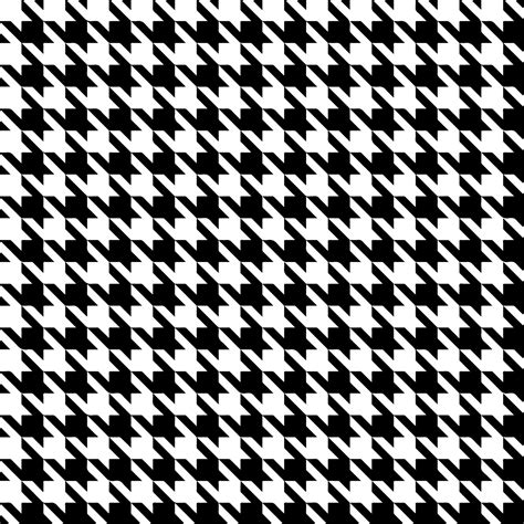 Houndstooth pattern background in black and white 7147871 Vector Art at ...