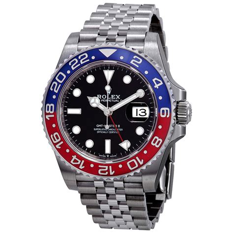 Rolex GMT-Master II “Pepsi” Steel Black Dial Red/Blue Ceramic Bezel ...