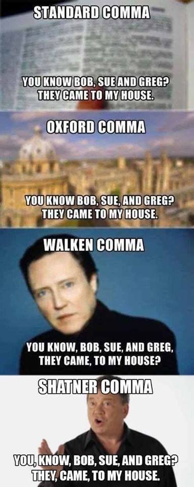 Comma humor | Grammar humor, I laughed, Funny pictures