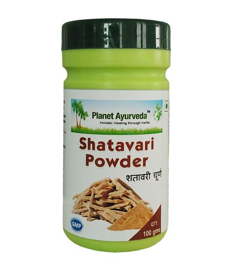 Planet Ayurveda Shatavari Powder - 100 gm 100gm: Buy Planet Ayurveda ...