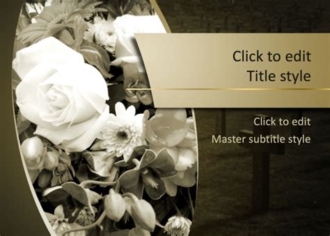 Funeral Powerpoint Presentation Template