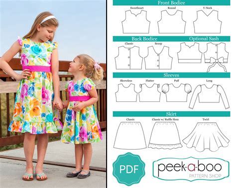 Full Frock Patterns For Girls