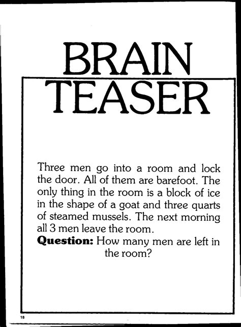 Picture Riddles Brain Teasers