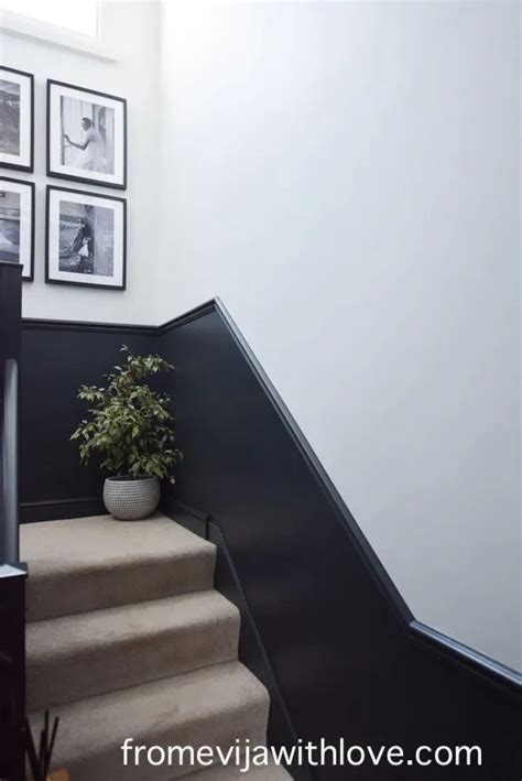 How to Add a Dado Rail to a Wall - From Evija with Love | Hallway wall ...