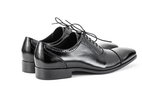 Black Leather Oxford Shoes | OWNONLY