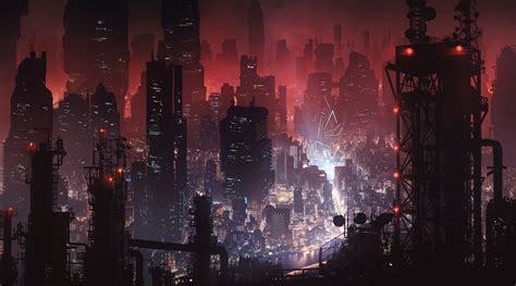 ArtStation - Cyberpunk city