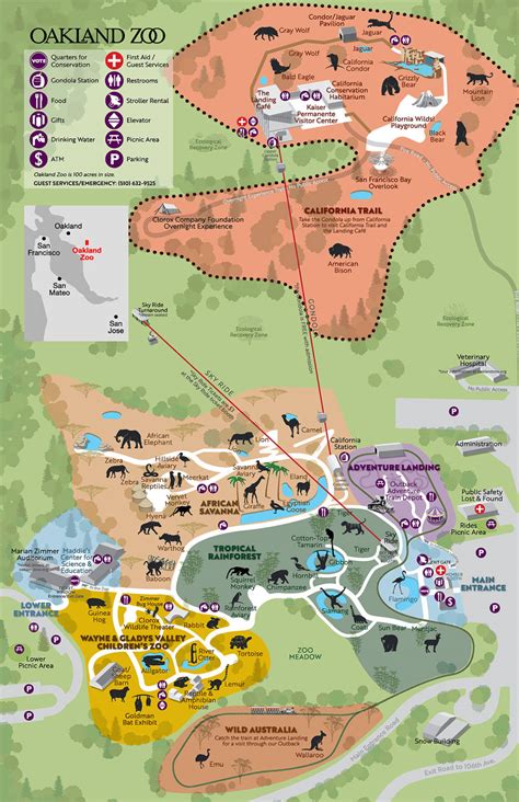 Oakland Zoo Map | Gadgets 2018