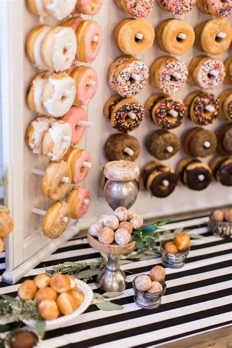 donut bar - photo by Olivia Morgan Photography http://ruffledblog.com ...