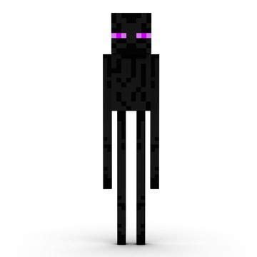 3D Model: Minecraft EnderMan ~ Buy Now #90659393 | Pond5 | Minecraft ...