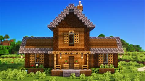 Minecraft Spruce House Tutorial | How to Build a Spruce House in ...