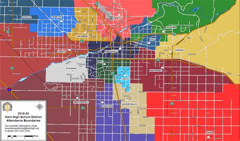 School Boundaries - Instruction Division - Kern High School District