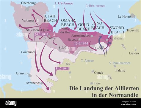 Battle Of Normandy Maps