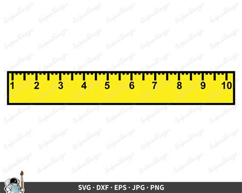 Yellow Ruler Clipart