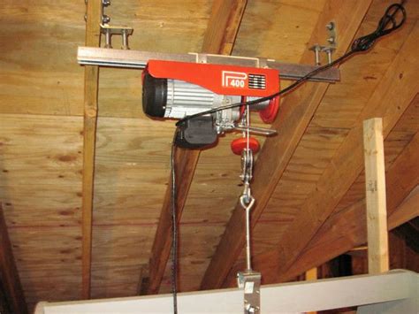 Attic Lift Hoist in 2020 | Attic elevator, Attic lift, Garage attic lift