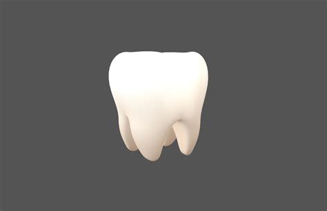 3D model Tooth Emoji v1 001 VR / AR / low-poly | CGTrader