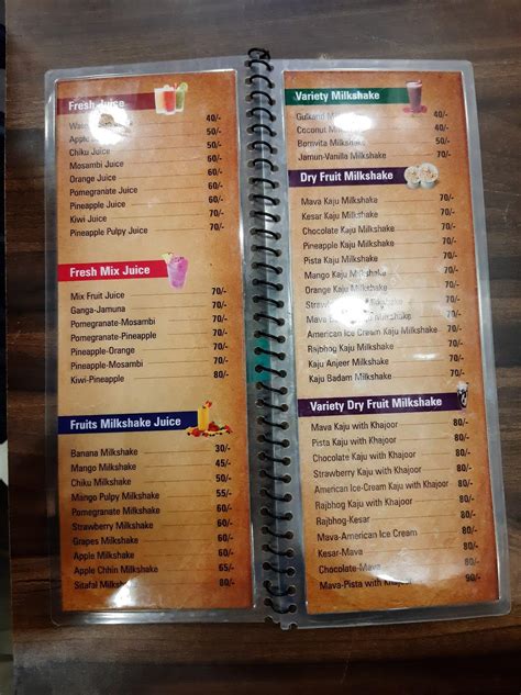 Menu at FRESH JUICE BAR, Godhra, Dhanraj Complex