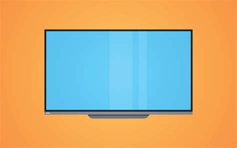 Television and widescreen flat vector illustration. 9654800 Vector Art ...