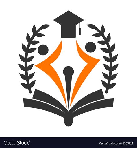 Education and learning logo template icon brand Vector Image